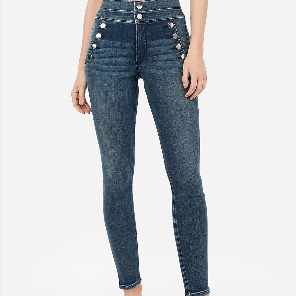 Super high waisted Express ankle legging
